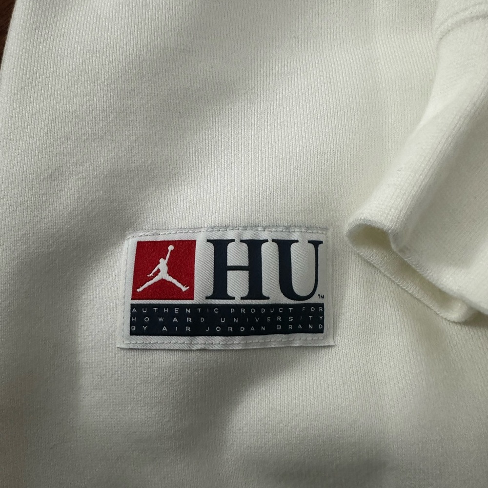 Nike Jordan x Howard University Pullover Hoodie, White, Woman’s Small HJ6633-133 - Picture 7 of 7